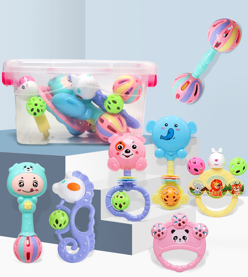 Sonajeros infantiles, caja almacenamiento