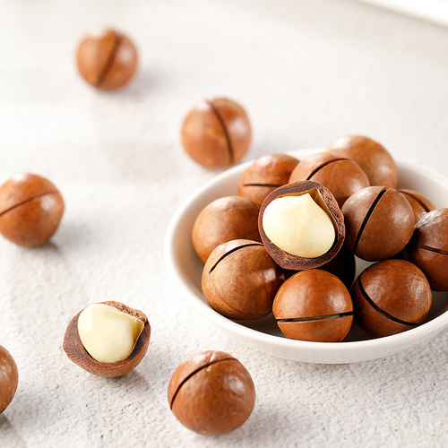 Kefan Cream Macadamia Nuts 500g Bag Nut Roasted Seeds Snacks Dropshipping Wholesale