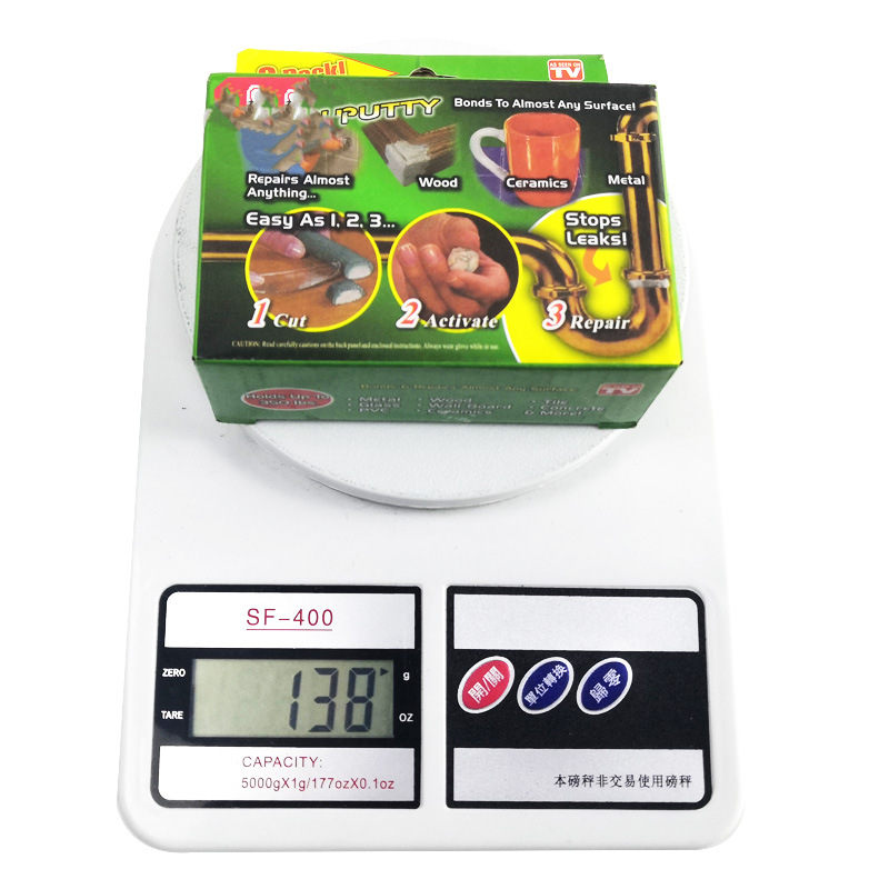 Cross-border foreign trade in stock clay glue Mighty Putty adhesive adhesive gap leak-repairing resin adhesive strip