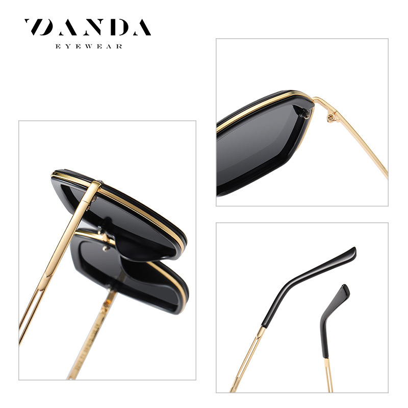 Gafas de sol de nuevo estilo para mujer, gafas de sol polarizadas, gafas de sol retro de moda, gafas de sol anti-UV 2212 en stock