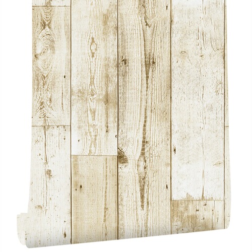 wallpaper3D retro imitation wood grain pvc sticky wallpaper restaurant bedroom decoration background wall dormitory wallpaper