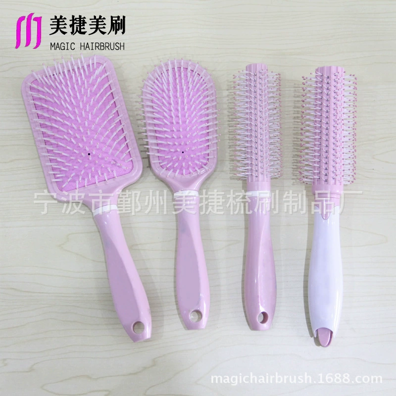 Прямые продажи с фабрики, парикмахерская расческа, пластиковая массажная расческа, расческа с подушкой безопасности, расческа для выпрямления волос, может быть изготовлена по индивидуальному заказу