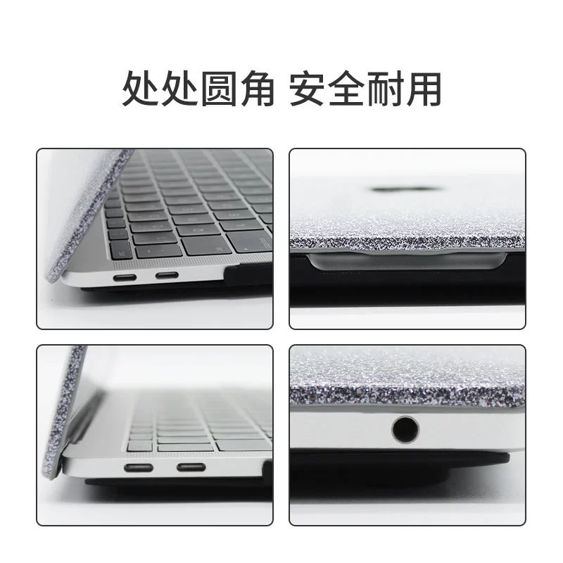 Чехол для ноутбука (Apple) Pro16, жесткий корпус из ПК, блестящие и мраморные отделки
