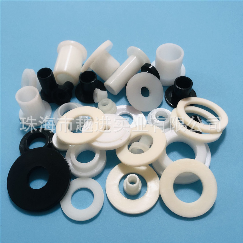 厂家加工优质PA绝缘垫片 绝缘台阶垫片 耐磨T型轴套