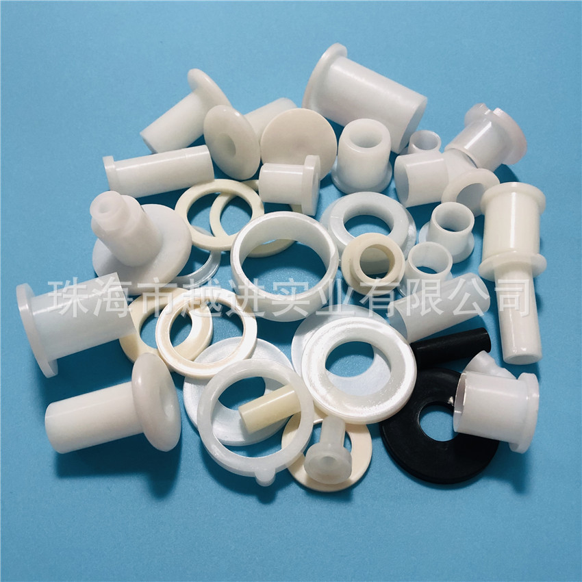 专业加工T型轴套 异形尼龙配件 工农业用塑料制品