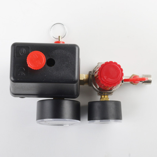 Air pump switch controller assembly four-hole pressure regulating valve Fengli air compressor pressure regulating air outlet assembly pressure switch