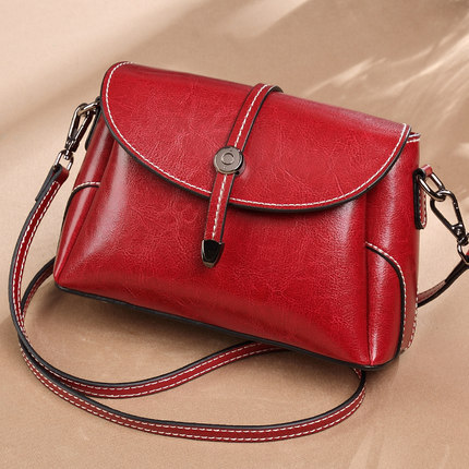 2026 New Export Women's Bag Genuine Leather Crossbody Small Bag European And American Style Shoulder Bag Guangzhou Wholesale - Thumbnail 6