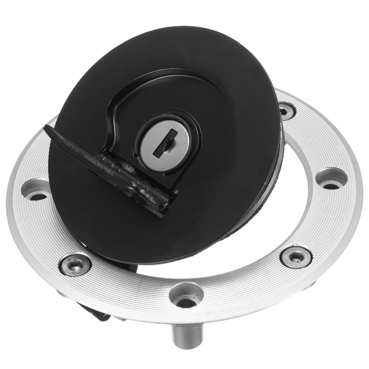 Accesorios de la motocicleta cerradura conjunto adecuado para GSXR600 cubierta del tanque de combustible cerradura del coche completo cerradura de la puerta eléctrica motocicleta cubierta del tanque de combustible