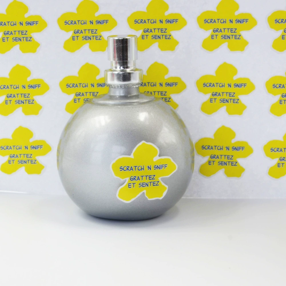 Фрикционная ароматическая наклейка Скретч ароматическая наклейка Фруктовая этикетка Ароматическая наклейка Экспортная ароматическая книга