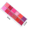 Lipstick, multicoloured face blush, matte nutritious handheld lip gloss suitable for photo sessions, 12 colors, optics
