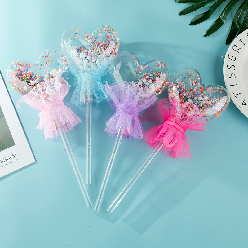 램프가없는 짧은 하트 스타 바