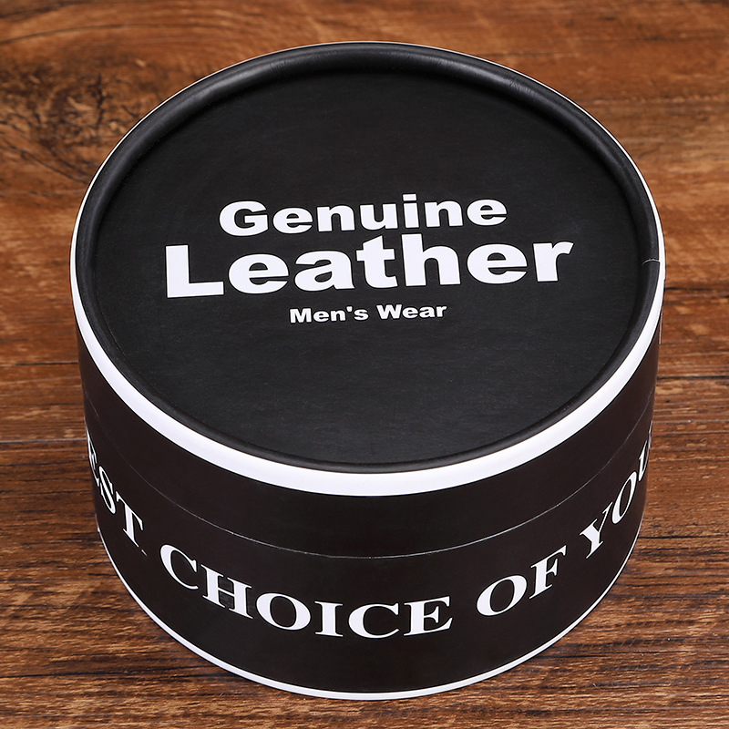 Descuento caja redonda en stock cilindro cinturón caja de regalo caja de papel Kraft caja de embalaje caja de regalo al por mayor