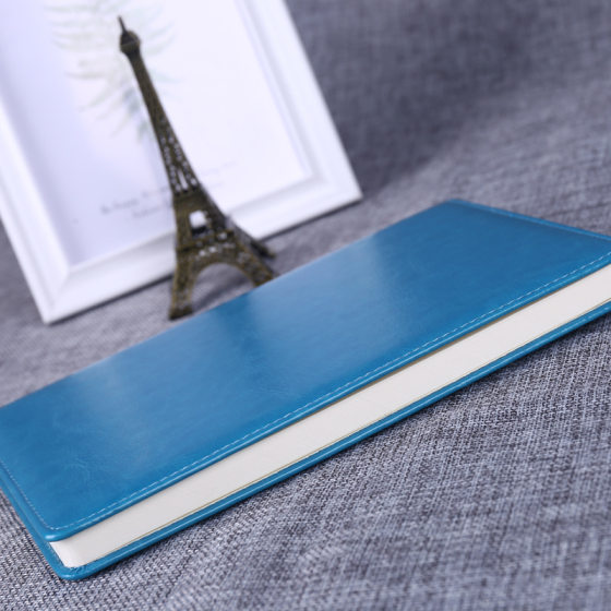 Factory wholesale A5 soft leather pu business notebook suit imitation leather creative stationery transcript can be fixed logo