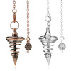 Metal spiral, necklace, antique bronze jewelry, pendant, accessory, wholesale