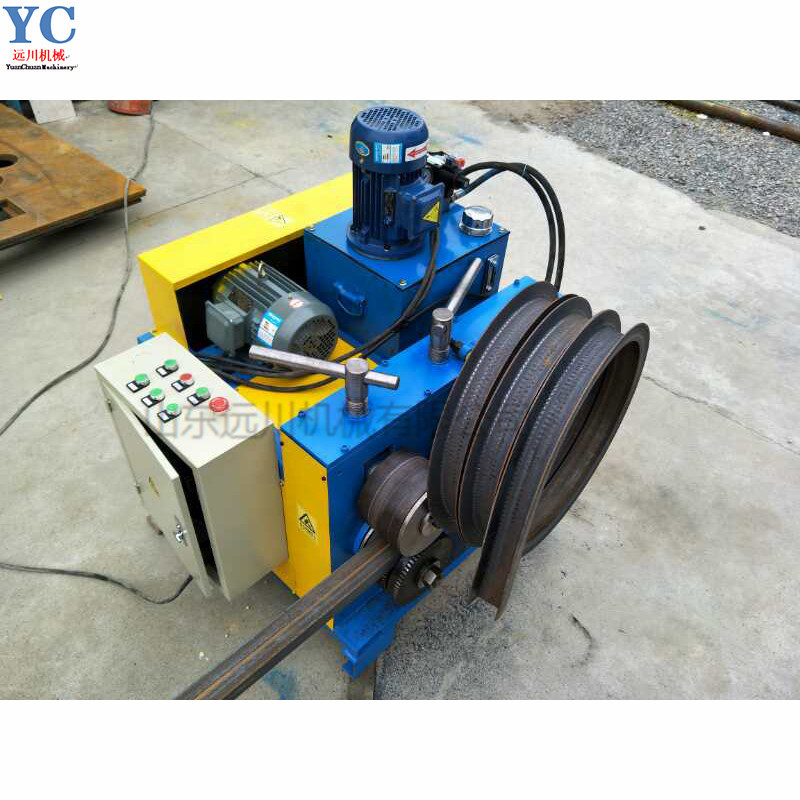槽钢卷圆机 液压角铁卷圆机 扁铁卷法兰设备 液压槽钢螺旋打圈机