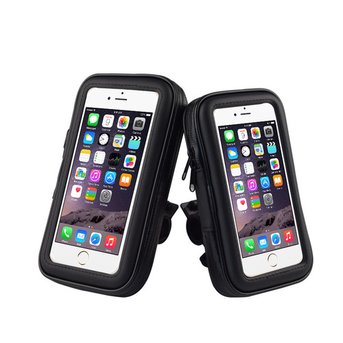 Bicycle mobile phone bag Electric motorcycle scooter rearview mirror navigation bracket bag Waterproof and rainproof mobile phone bag