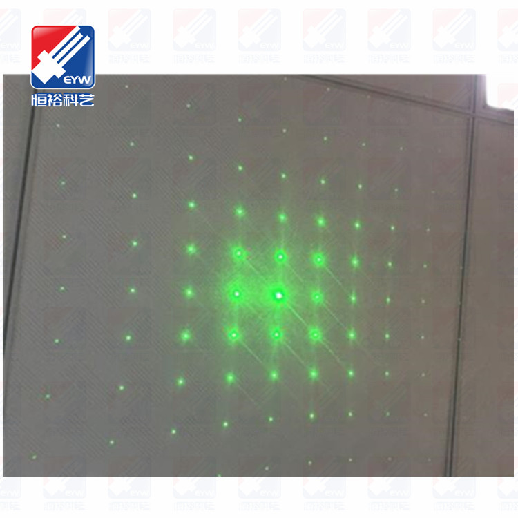 5*5mm小角度单面规则满天星激光器光栅镜片 激光尾灯头雾灯镜片