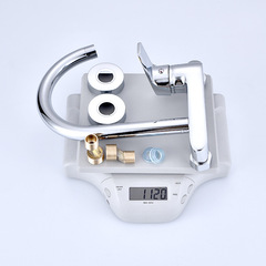 Copper Wall-mounted Cold and Hot Water Faucet, Kitchen Wall Outlet Cold and Hot Water Faucet, Laundry Pool Cold and Hot Water Faucet