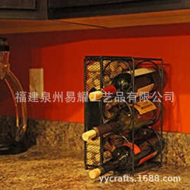 黑板可写字的酒架可收纳100个酒塞和3个酒瓶工艺品家居装饰