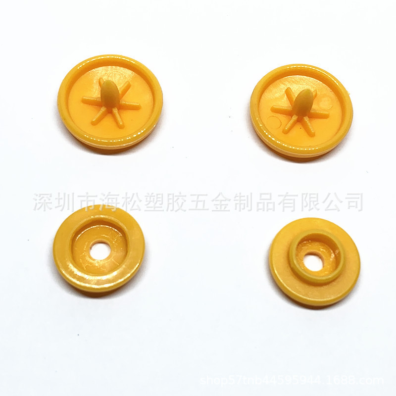New safety protective clothing plastic snap button factory direct 17mm surface buckle diameter snap button New safety protective clothing plastic snap button factory direct 17mm surface buckle diameter snap button