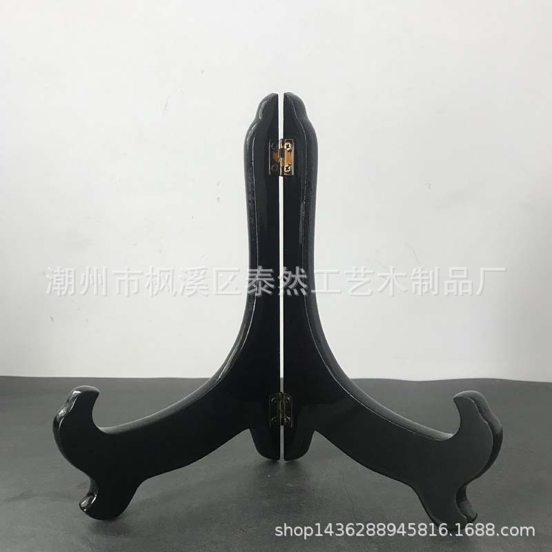 El fabricante aprueba al contado el certificado de soporte de pastel de té de soporte de bandeja de madera, el marco de la foto y abrocha la base de Jade del soporte de la medalla de forma segura.