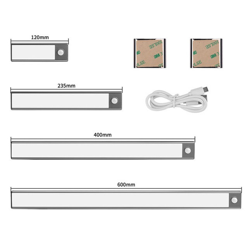 Long Strip Charging Led Motion Sensor Light for Wall Cabinets, Cupboards, Wardrobes, USB Corridor Night Light, USB Home Use Long Strip Charging Led Motion Sensor Light for Wall Cabinets, Cupboards, Wardrobes, USB Corridor Night Light, USB Home Use
