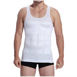 mens slim lift Body shaper Slimming Vest男塑身收腹运动背心