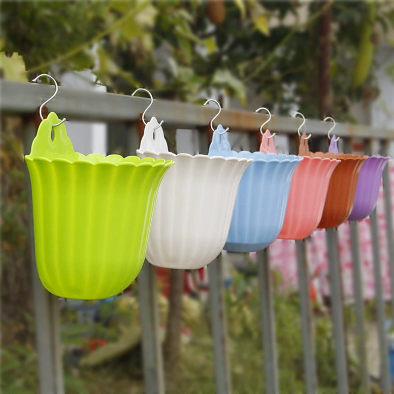 Весенний лес Настенный бассейн Внутренний настенный подвесной зеленый горшок Балкон Открытый настенный подвесной бассейн с орхидеями