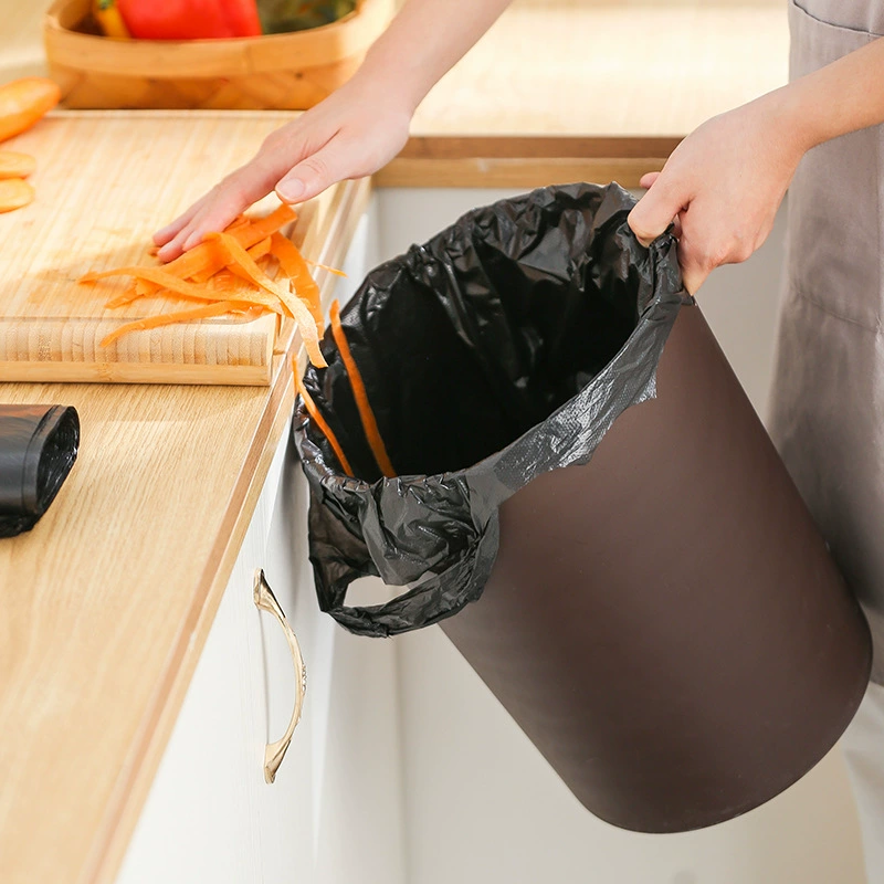 Оптовая Продажа с фабрики большой портативный жилет мешок для мусора толстый черный мешок кухня бытовые одноразовые мешок для мусора