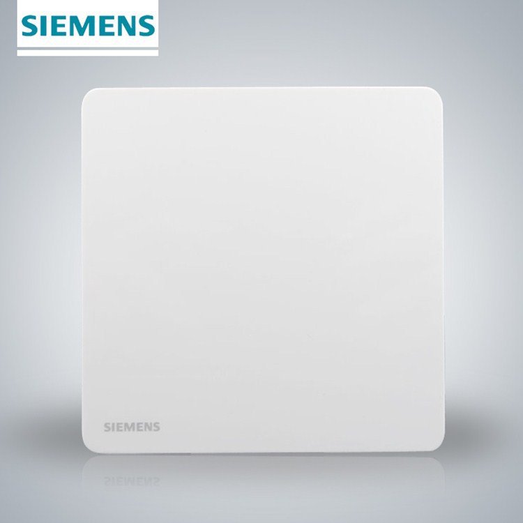 西门子睿致开关面板 86型工程款墙壁开关插座面板 一开单双控开关