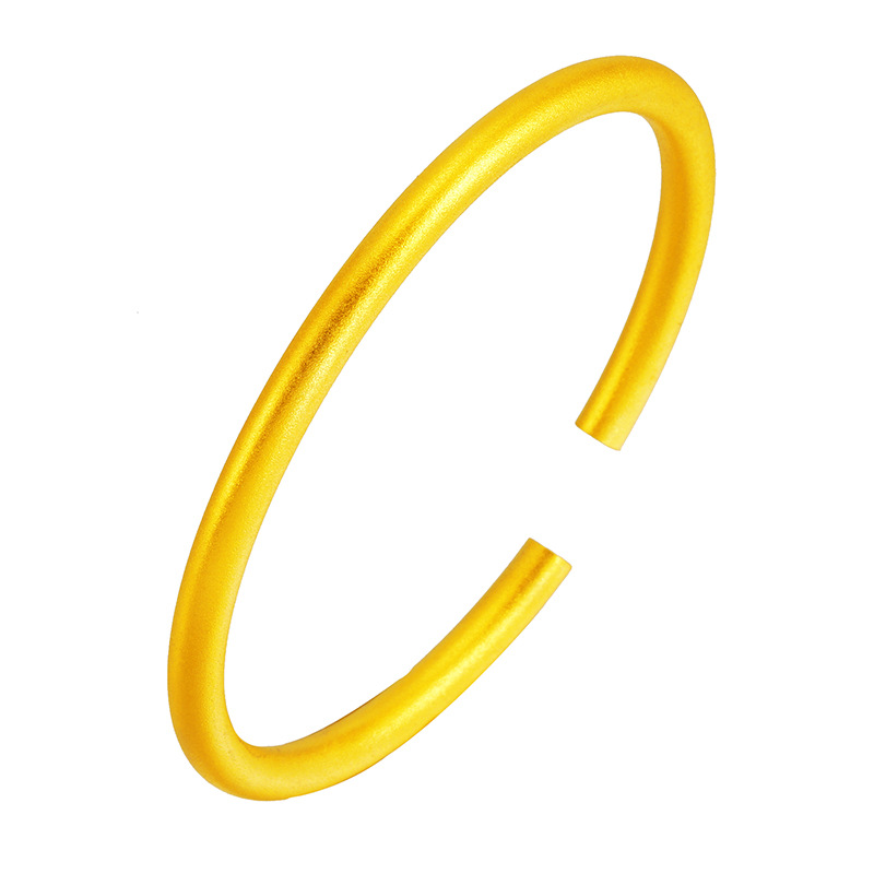 Brazalete Abierto Estilo Antiguo de 24K de Cobre Ajustable para Mujeres image 7