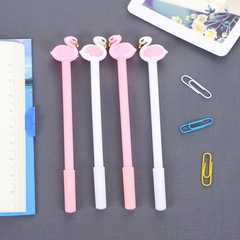 Cute flamingo unicorn 0.5mm neutral pen, student stationery, full needle pen, black signature pen, wholesale