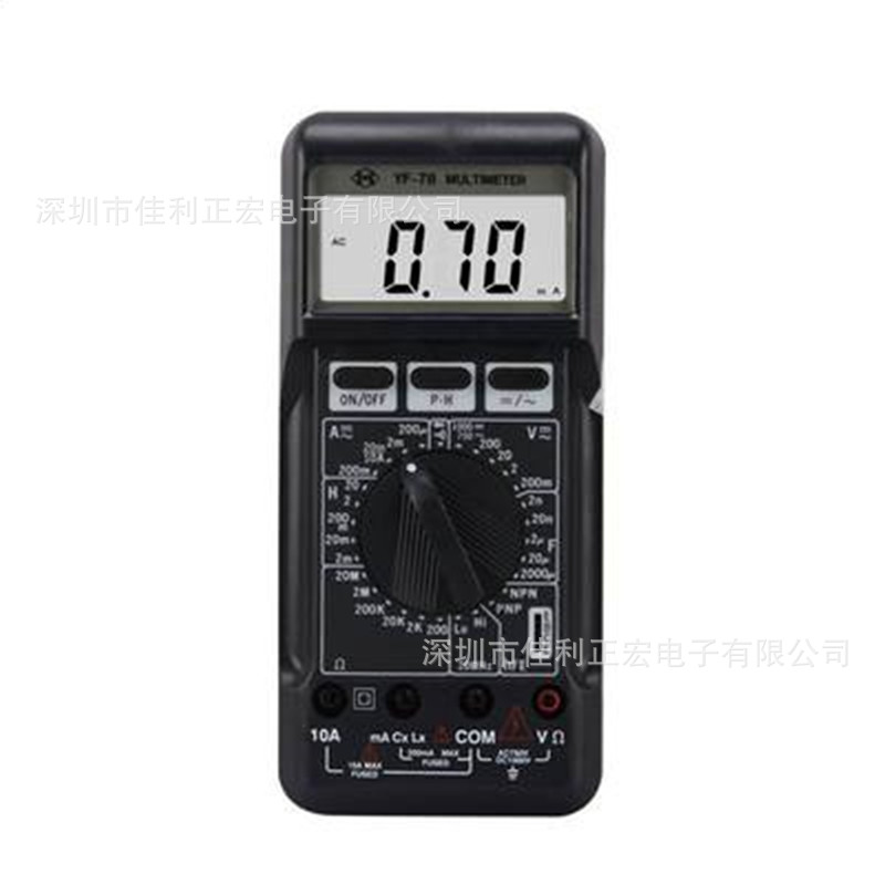 泰玛斯YF-78数显交直流电阻电容表电工