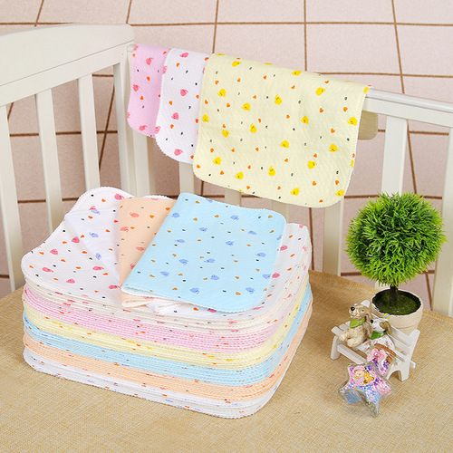 Baby Pure Cotton Waterproof Breathable Washable Newborn Baby Small Size Diaper Pad Pure Cotton Washable Leak-Proof Magic