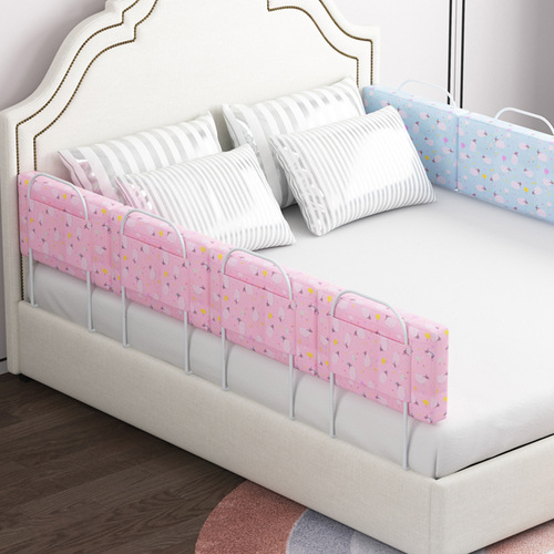 Factory direct supply bed fence baby anti-fall guardrail baby baffle children's bedside guardrail soft package universal bed guardrail