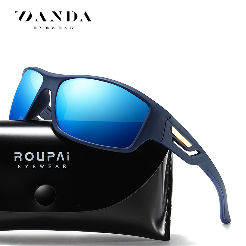 Nuevas gafas de visión nocturna polarizadas gafas de sol de los hombres deportes conducción ciclismo gafas de sol transfronterizo Venta caliente TR90 gafas fabricante