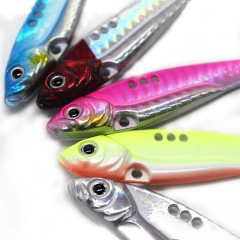 Long-range casting zinc alloy shiny scales dragon tooth bead bead vibration metal VIB iron plate lure freshwater and saltwater largemouth bass and yellow catfish lure