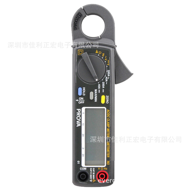 泰仕TES CM-02小电流汽车交直流钳表钩表