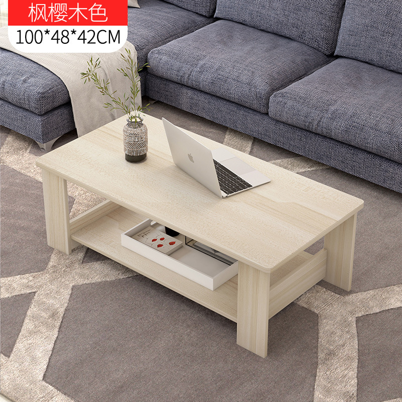 Simple moderna mesa de café TV gabinete sala de estar casa pequeña mesa simple dormitorio nórdico pequeña mesa de café sentado mesa de té