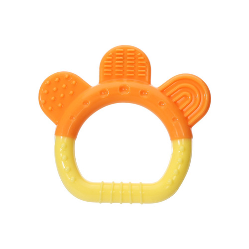 Baby teething stick food grade fruit full silicone baby bite happy toy fruit teether primary teeth training