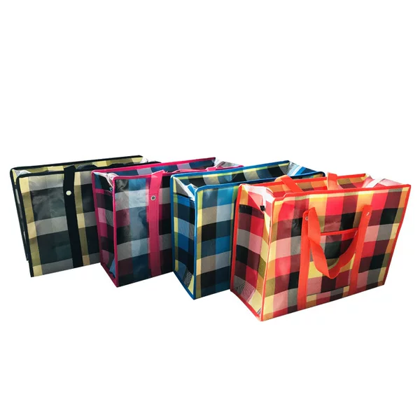 Professional Customized Colorfulful Non-Woven Woven Bags Waterproof Moving Bags Quilt Luggage Packing Bags Woven Bags Wholesale
