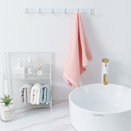 Cotton Love 32-strand plain towel, pure cotton, soft and absorbent adult face towel, soft and lint-free M1810