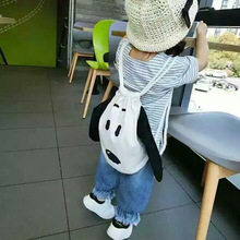 定制新款推荐动物狗狗幼儿园可爱卡通儿童书包帆布背包双肩背书包