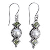 Retro earrings from pearl, European style