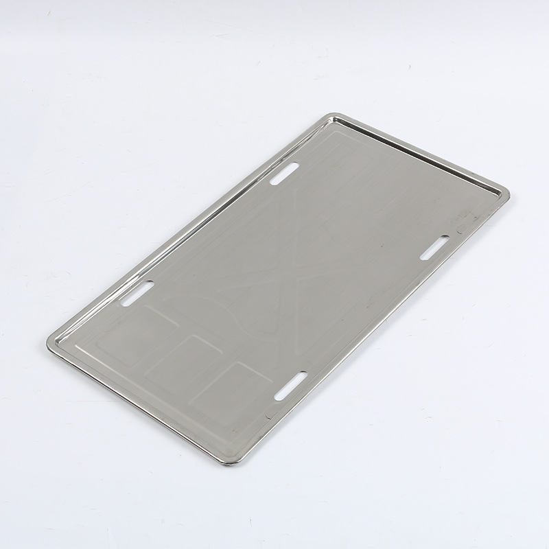 Truck stainless steel license plate holder license plate frame for yellow plate truck semi-trailer license plate holder license plate frame tray