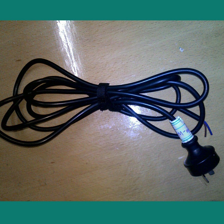 生产销售澳规黑色三芯圆线带303开关澳八插澳三插 SAA 认证电源线