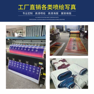 广告布喷绘布 灯布 户外写真室内背胶海报布围栏画布灯箱软膜透明