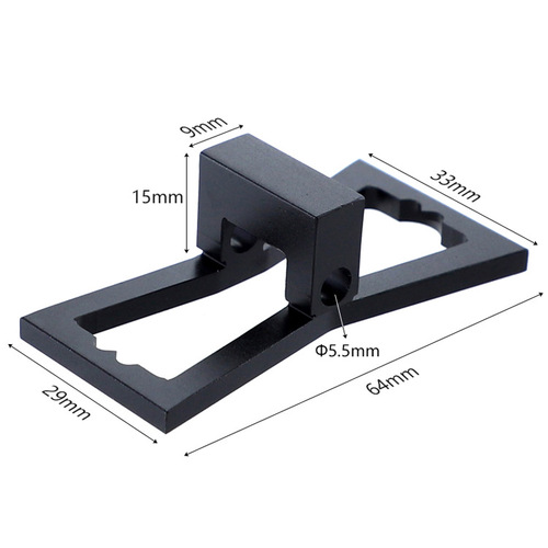 Woodworking British dovetail aluminum alloy marking line planning line template mortise dove mortise and tenon DIY woodworking auxiliary tools