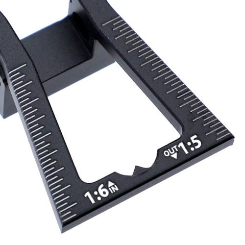 Woodworking British dovetail aluminum alloy marking line planning line template mortise dove mortise and tenon DIY woodworking auxiliary tools