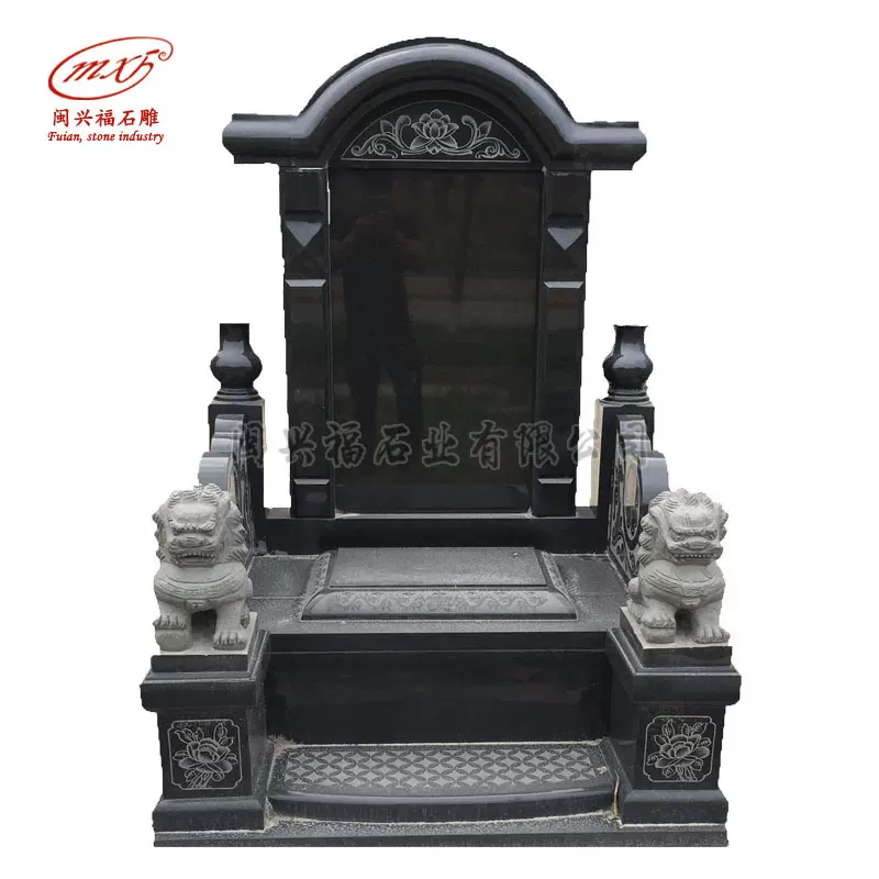 惠安厂家石雕墓碑加工 陵园墓葬青石雕刻  墓碑石碑雕塑定 制